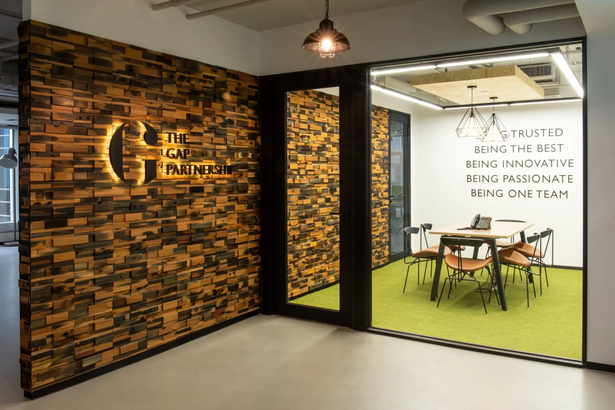 Monolithic Logo Wall