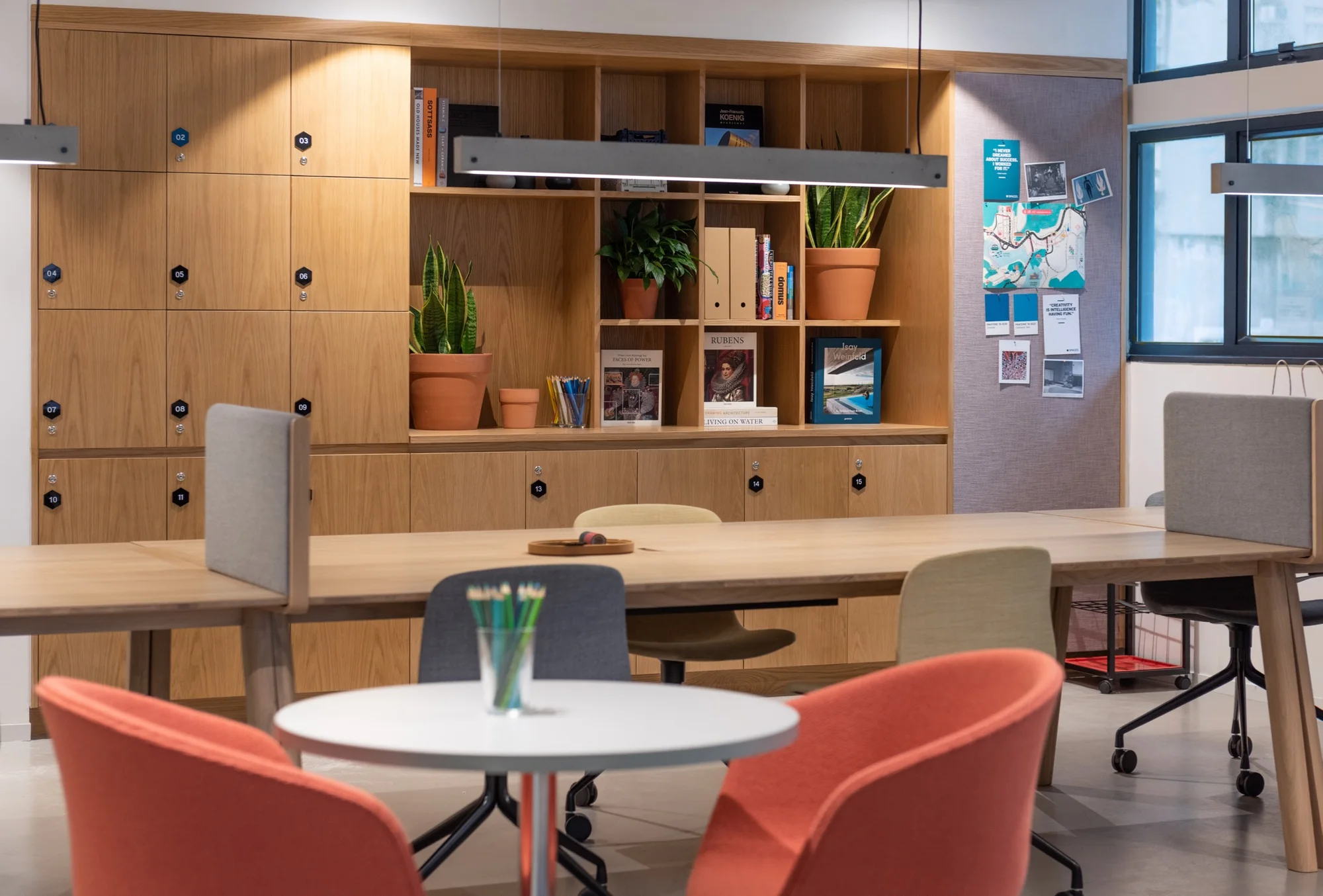 Reserved Co-working Lockers